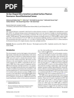 J 2021 An Eye-Shaped Ultra-Sensitive Localized Surface PL