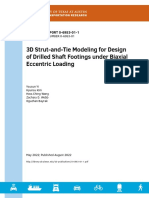 3D Strut-And-Tie Modeling For Design of Drilled Shaft Footings Under Biaxial Eccentric Loading