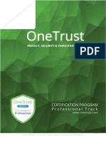 One Trust Professional Certification - Manual de Treinamento
