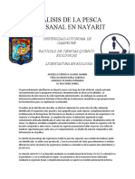 Análisis de La Pesca Artesanal en Nayarit 30 Oct 2014
