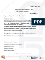 Cuestionario Archivo ISO 9000-1