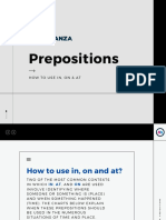 Prepositions IN, ON, AT