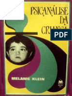 Melanie Klein Psicanalise Da Crianca 396p