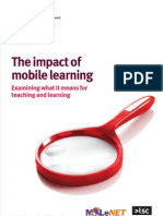 2010 The Impact of Mobile Learning - Examining What It Means For Teaching and Learning