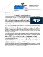 Matematica - Função Exponencial