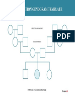 3 Generation Genogram Template