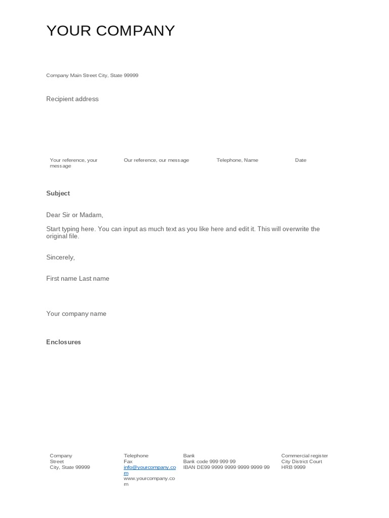 Business Letter | PDF