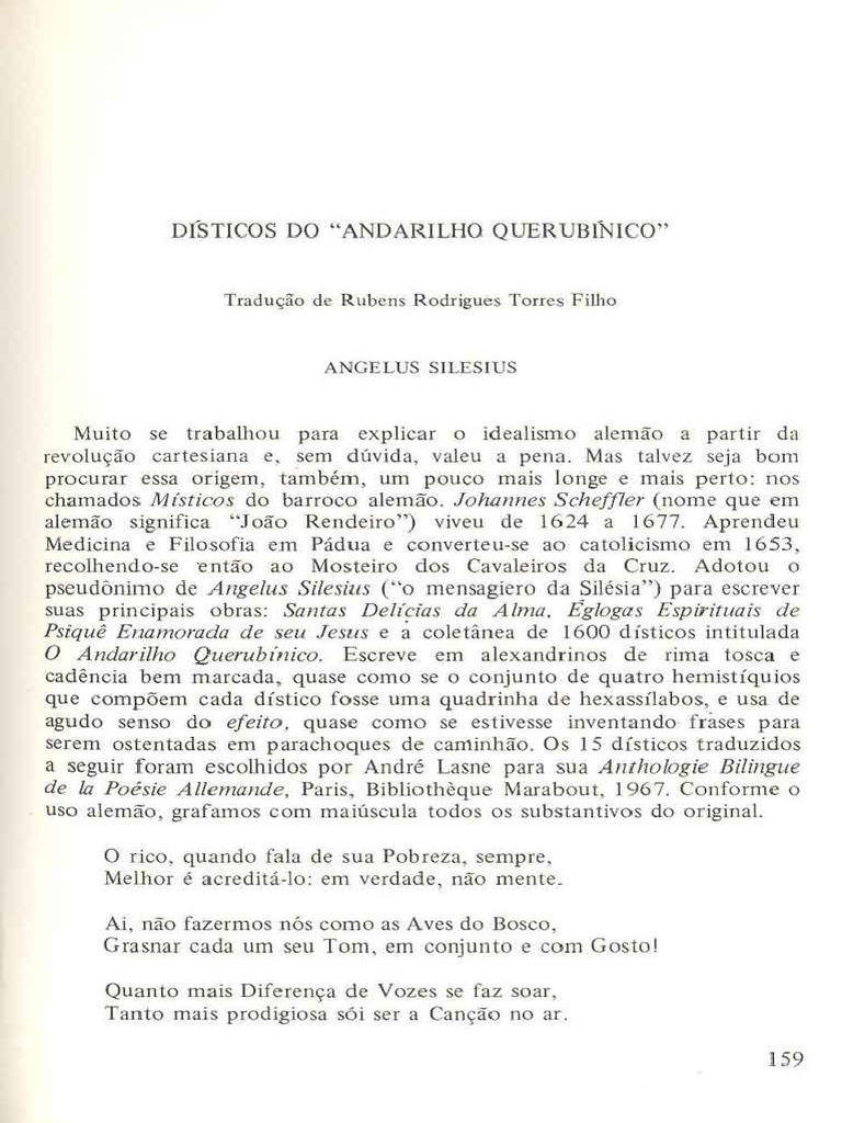 Angelus Silesius | PDF