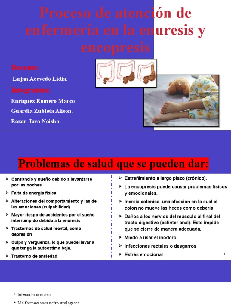 enuresis y encopresis | PDF | Orina nocturna al dormir | Vejiga urinaria