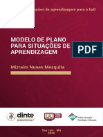 Modelo de Plano para Situações de Aprendizagem