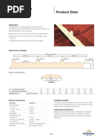 Kingspan PIR Trapezoidal Roof KS1000RW Datasheet en UK | PDF | Roof ...