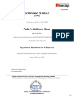 Certificado - Ingenieria Paula Donoso