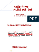 İş Sağliği Ve Güvenli̇ği̇ Eği̇ti̇mi̇ Nergi̇z Tarhan