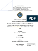 Tesis Arreglada (No. D Tablas, Llamado Al Lector) 1diciembre2021