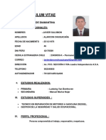 CV Javier Alarcon