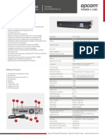 Ups Site 1000 Va Epu1000rtol2u Epcom Powerline Specsheets