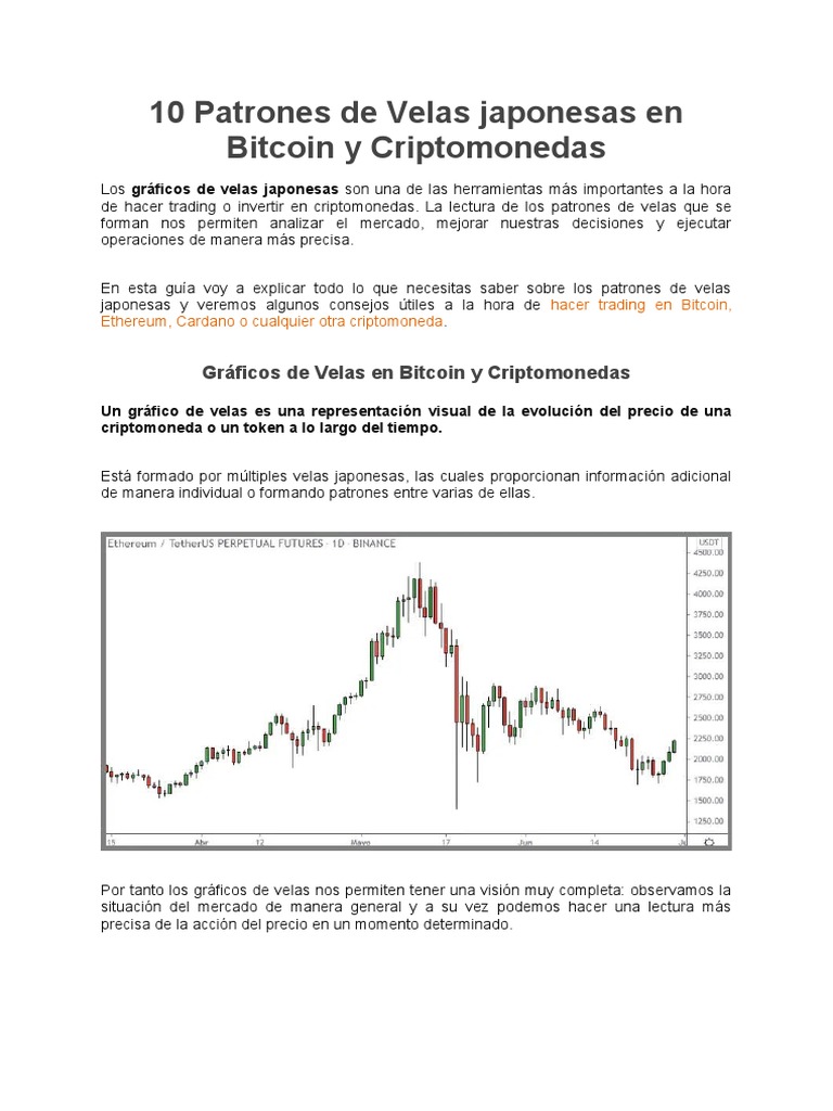 Patrones de Velas en Criptomonedas | PDF | Mercados financieros