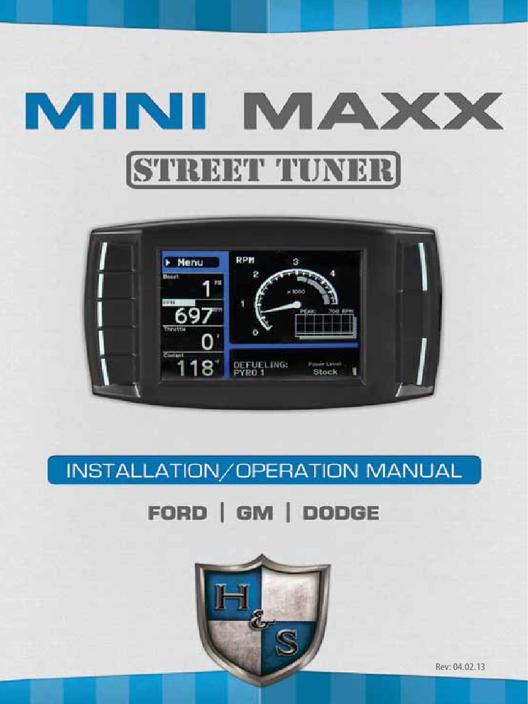 H&S Mini Maxx 100093 | PDF | Electrical Connector | Menu (Computing)