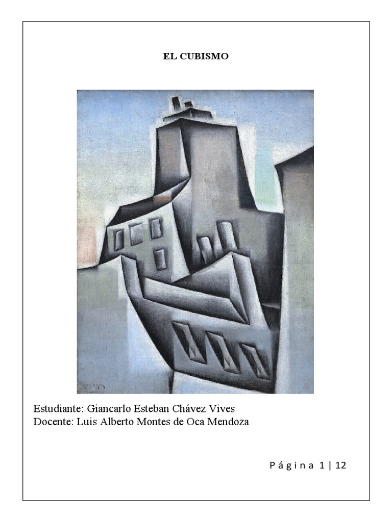 Características del Cubismo Abstracto | PDF | Cubismo | Arte abstracto