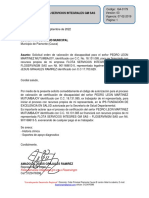 Solicitud de Certificacion Leo