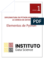 UNIDAD 01 - Elementos de Python