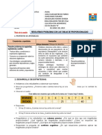 Tablas de Proporcionalidad