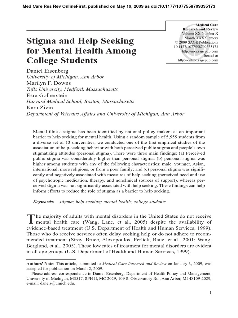 Social Support And Mental Health Among College Students – DEEOOZ