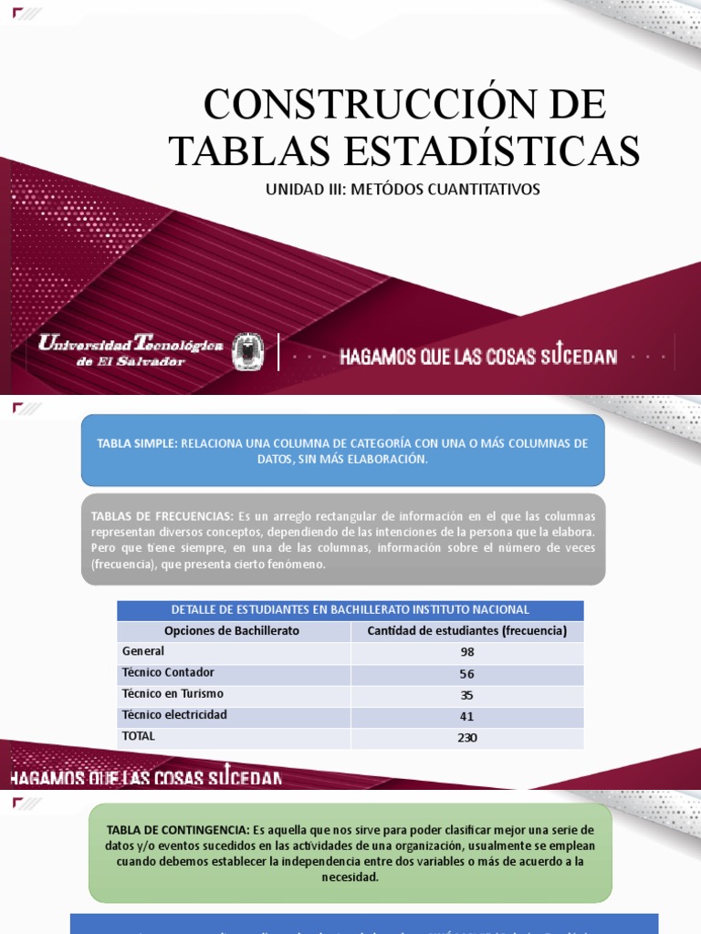 Como Construir Una Tabla Estadistica | PDF | Color