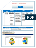 Consecuencias de La Mala Alimentación: Institución Educativa: Docente: Área: Fecha: Grado: Duración