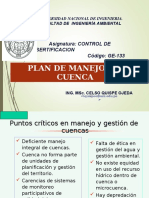Clase 9 Plan de Manejo de Cuenca