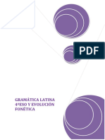 Gramática Latina 4ºeso Y Evolución Fonética