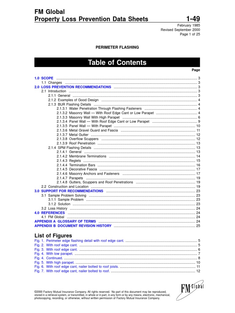 Perimeter Flashing Guidelines FM 1-49 | PDF | Screw | Sheet Metal
