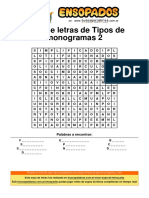 Sopa de Letras de Tipos de Monogramas - 2