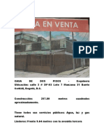 Casa de Dos Pisos