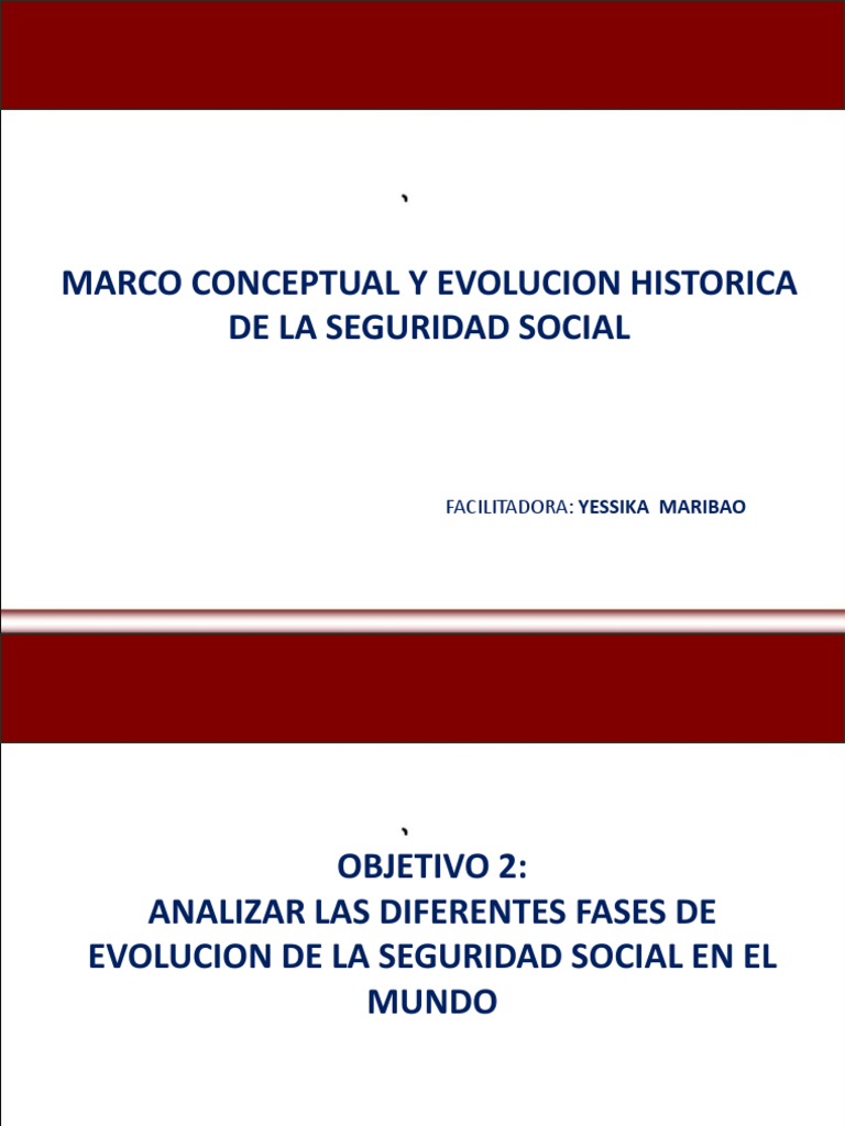 Evolución De La Seguridad Social Pdf Seguridad Social