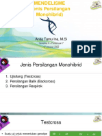 7. Mendelisme (Jenis Persilangan Monohibrid) A