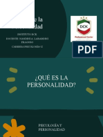 Teorías de La Personalidad