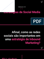 4.5 - Estratégias de Social Media