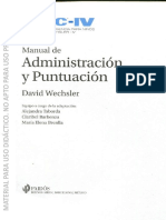 6-Wechsler, D. (2011) - WISC-IV. Test de Inteligencia para Niños. Introducción, Administración y Puntuación (Parte 1)