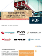 Marktüberblick Shopsysteme 2020 - Summary