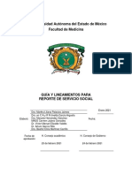 Lineamientos para Elaboración de Reporte de Servicio Social-1