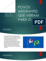 Apresentação Povos Imigrantes