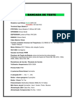 PDF - Bancada de Teste