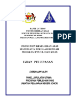 Ujian Pelepasan Matematik 2023