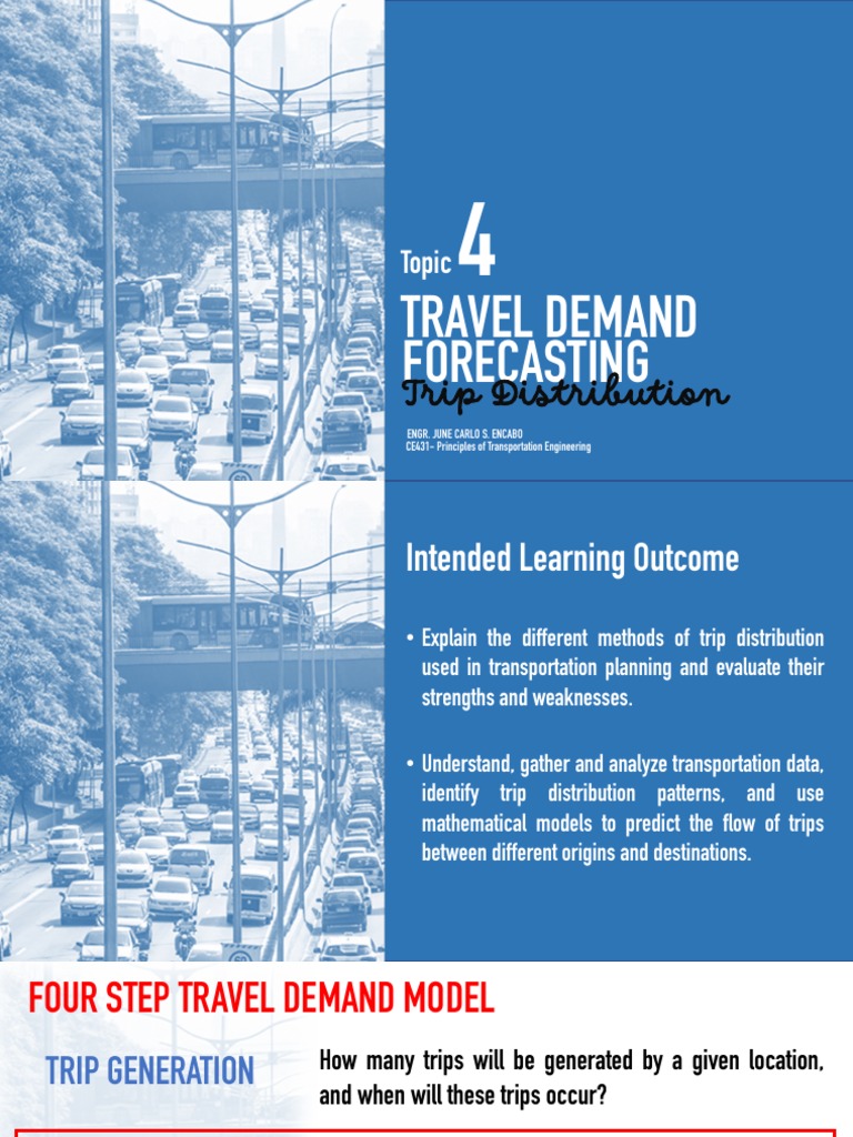 Travel Demand Forecasting Methods | PDF | Applied Mathematics