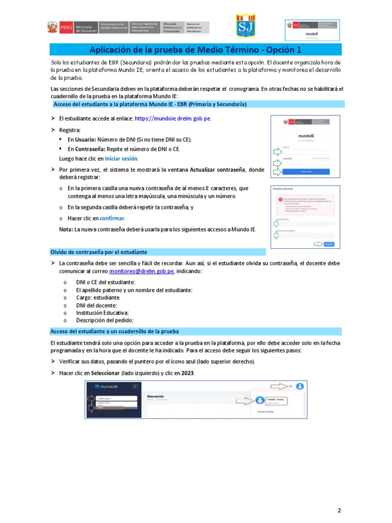 Acceso y recuperación en Mundo IE | PDF | Contraseña | Informática