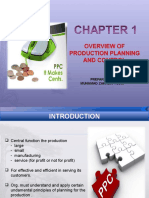 Chapter 1 - Overview of Production Planning and Control