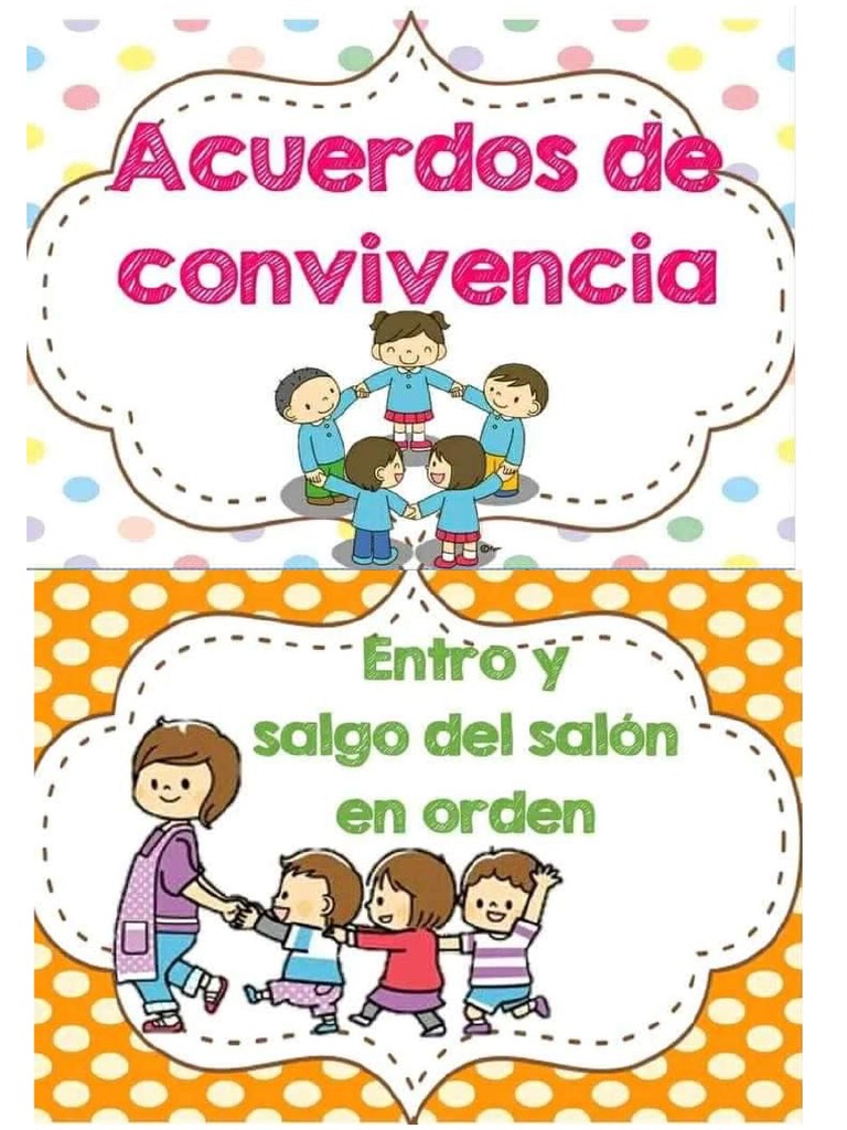 Acuerdos de convivencia pdf