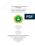 Argumentasi Hukum Dalam Kehidupan Masyarakat