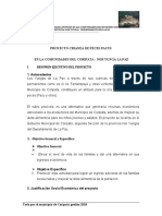 Proyecto de Pez Pacu en Las Comunidades de Coripata